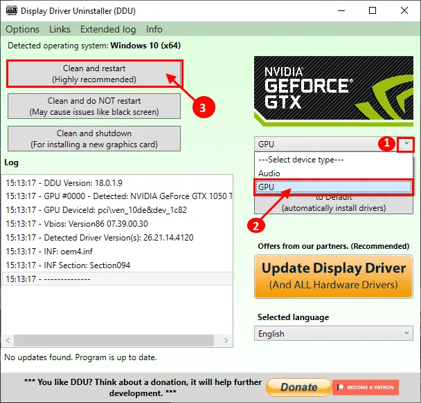 Ddu interface