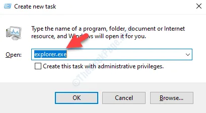 Create new Explorer.exe task Login