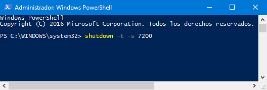 command to turn off the pc shutdown