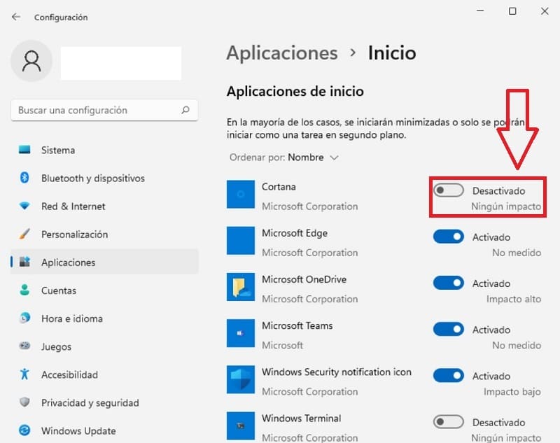 Disable Cortana Win 11.