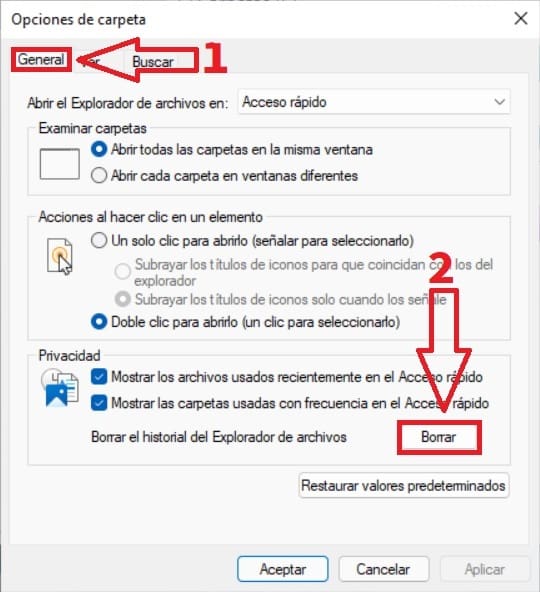 clear browser cache windows 11