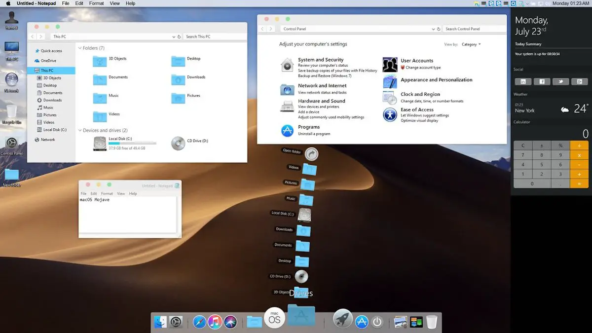 mac theme for windows 10