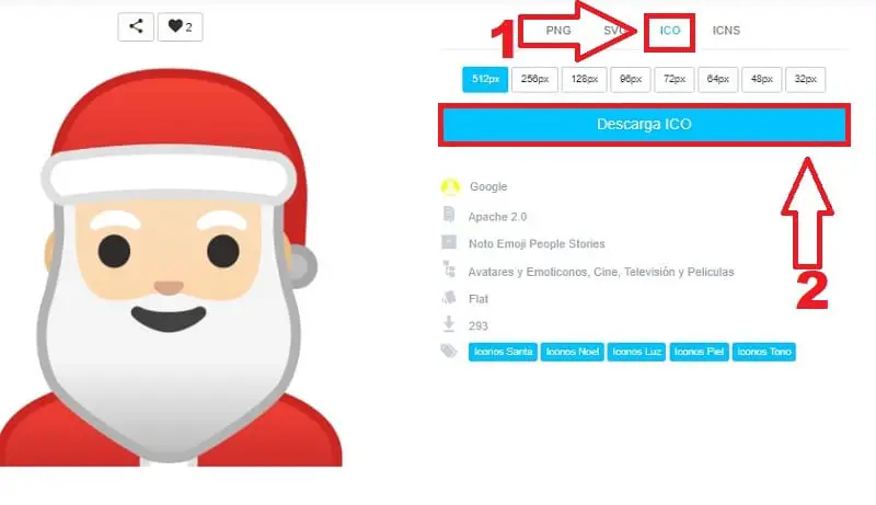 Download Santa Claus icon.