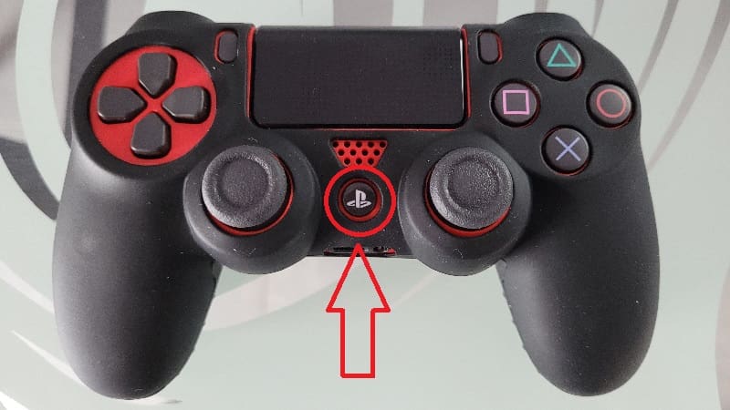 ps4 button.